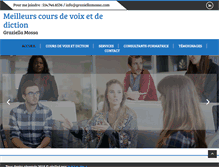 Tablet Screenshot of graziellamossa.com